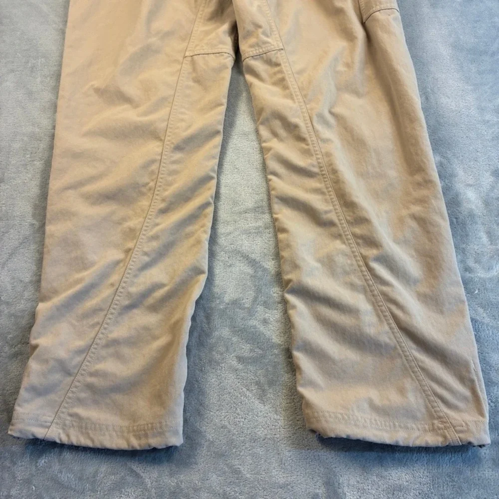 Mountain Hardwear Mens Tan Nylon Hiking Pants Articulated Knee Size M 34x32